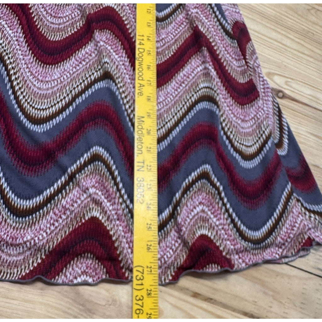 Cato Women's Casual Skirt A-Line Elastic Waist Knee Length Multicolor Size 18/20