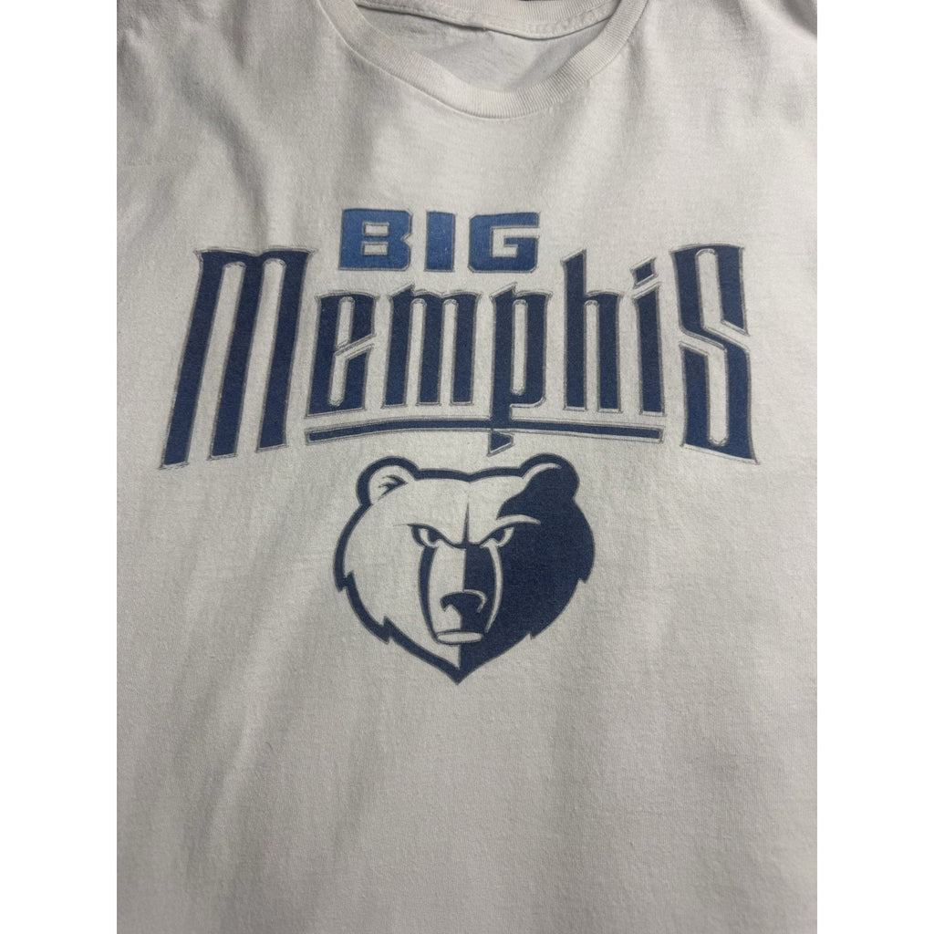 Memphis Grizzlies Mens Measures Size XL White Majestic T-Shirt Missing tag