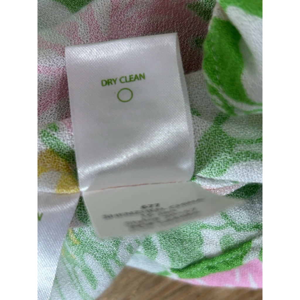 Lilly Pulitzer Hibiscus Stroll Jillie Swing Dress Floral Size Small.