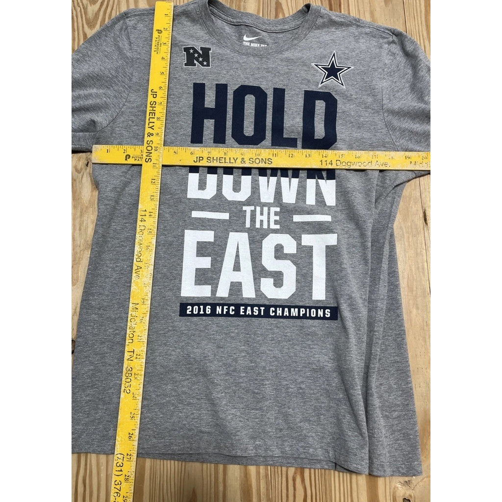 Nike Dallas Cowboys 2016 NFC East Champions Long Sleeve Shirt Size Large
