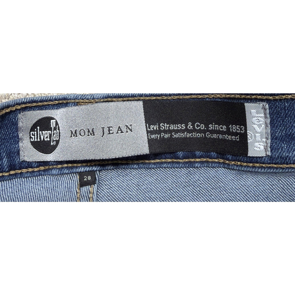 Levi’s Silver Tab Mom Jeans Women’s Size 28x27L Med Wash High Rise Denim