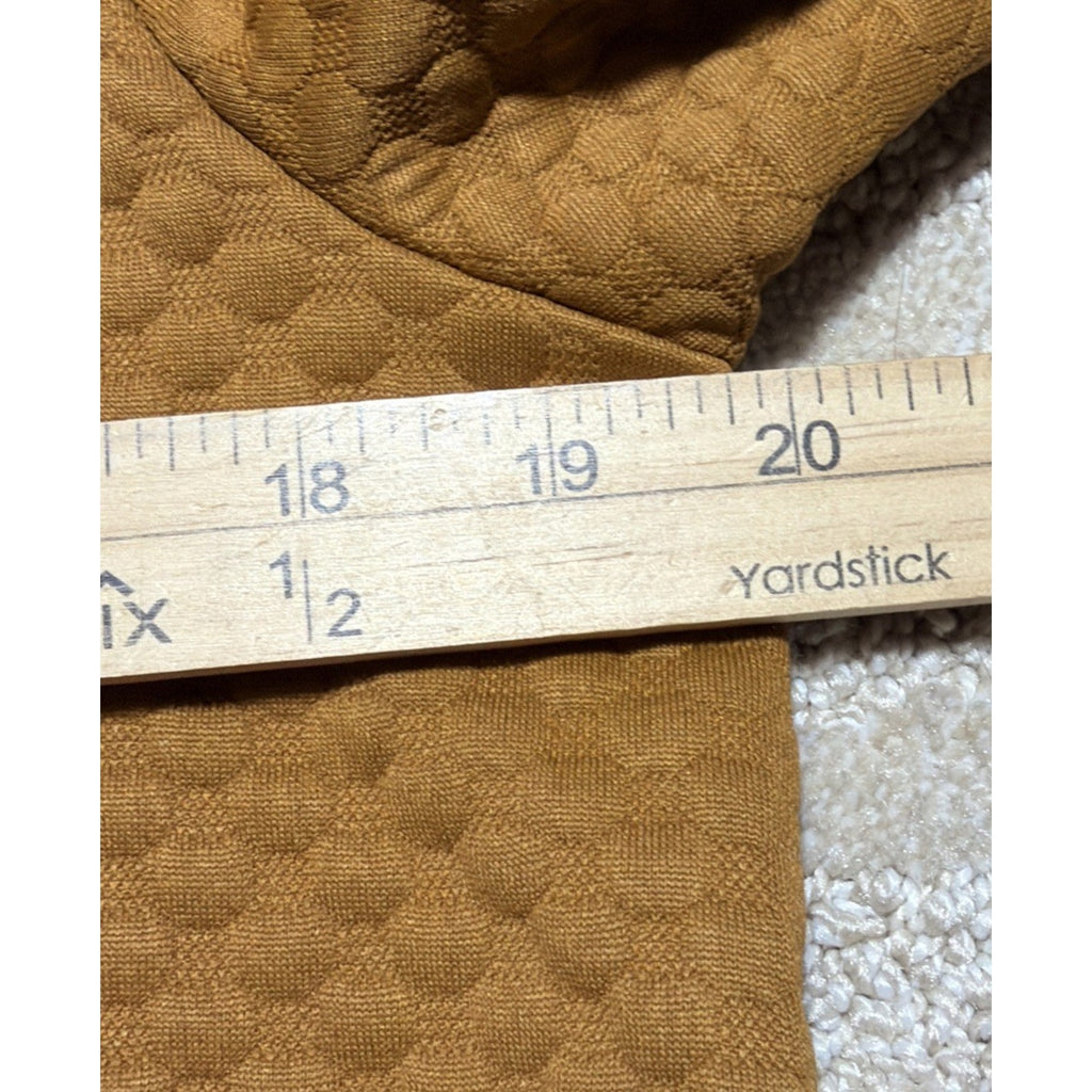 Jodifl Women’s S Puff Long Sleeve Quilted Ribbon Detail Blouse Top Sweater NWT