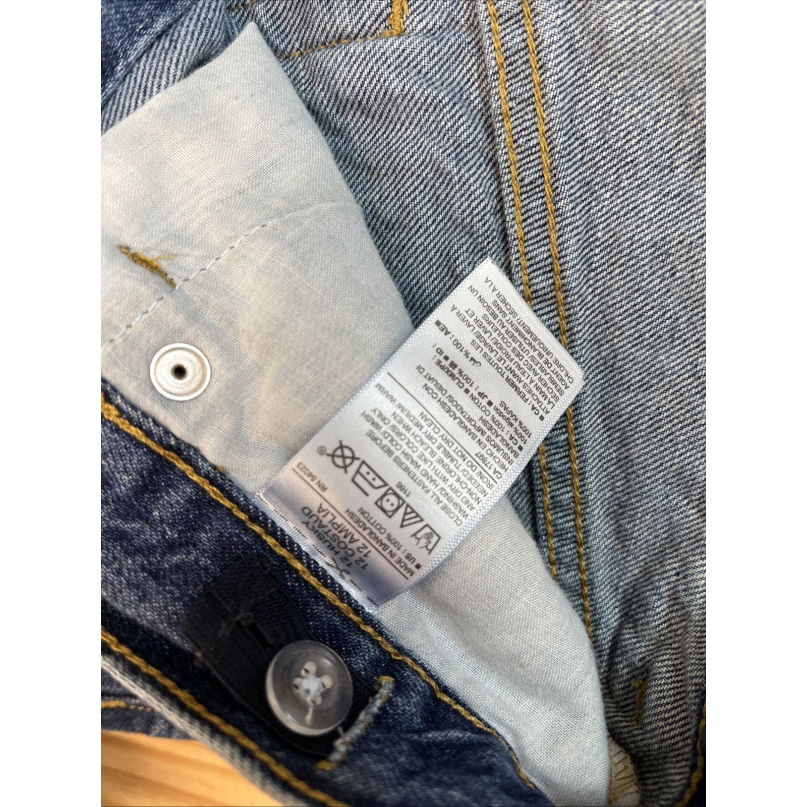 Old Navy Boys Denim Jeans Boot-Cut Semi Evase 12 Husky 29x27