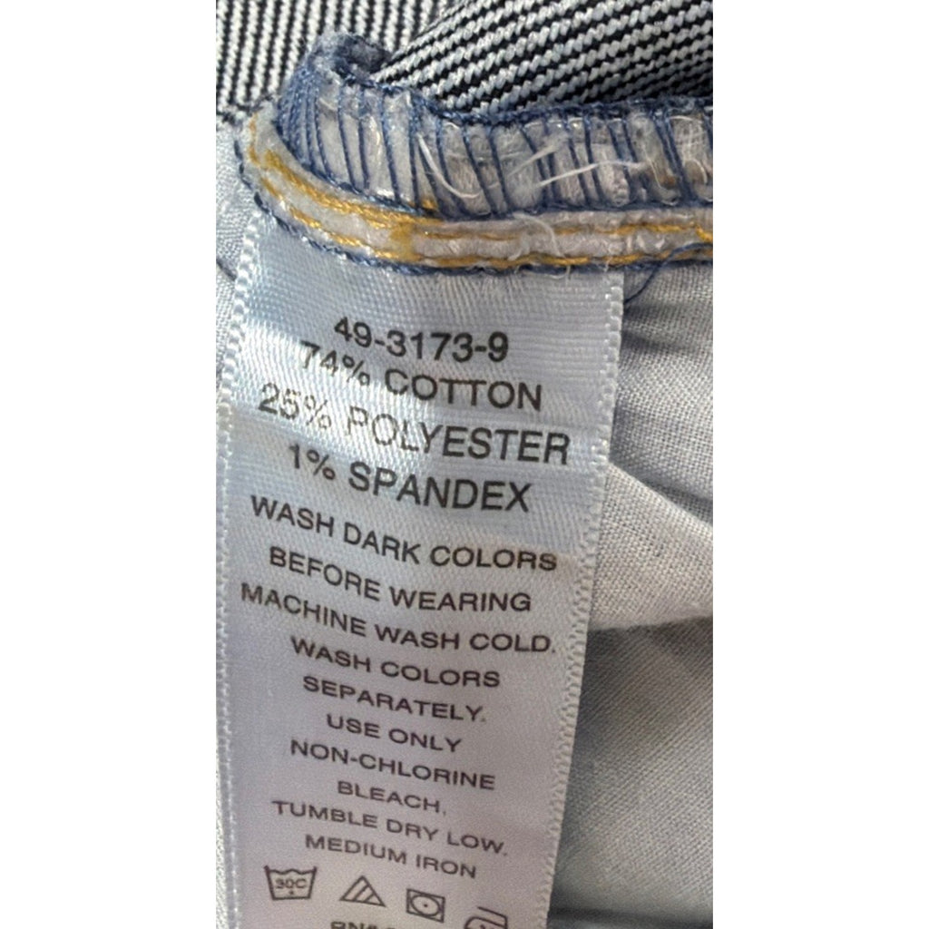 Chadwicks Slim & Straight Fit Dark Blue Jeans Womens 10 Petite