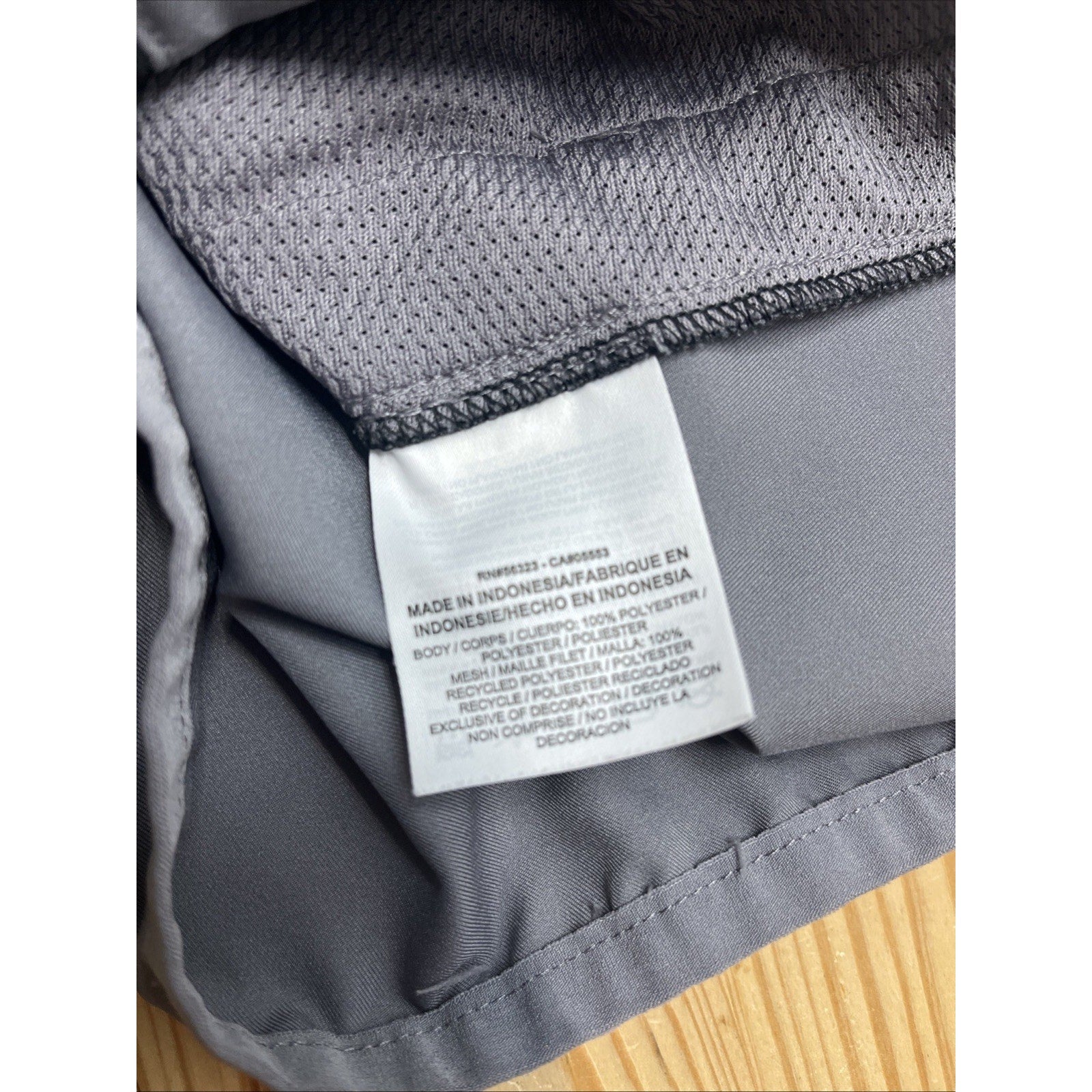 Nike Totality Jacket Men's Small Gray Black Full Zip Dri Fit Track