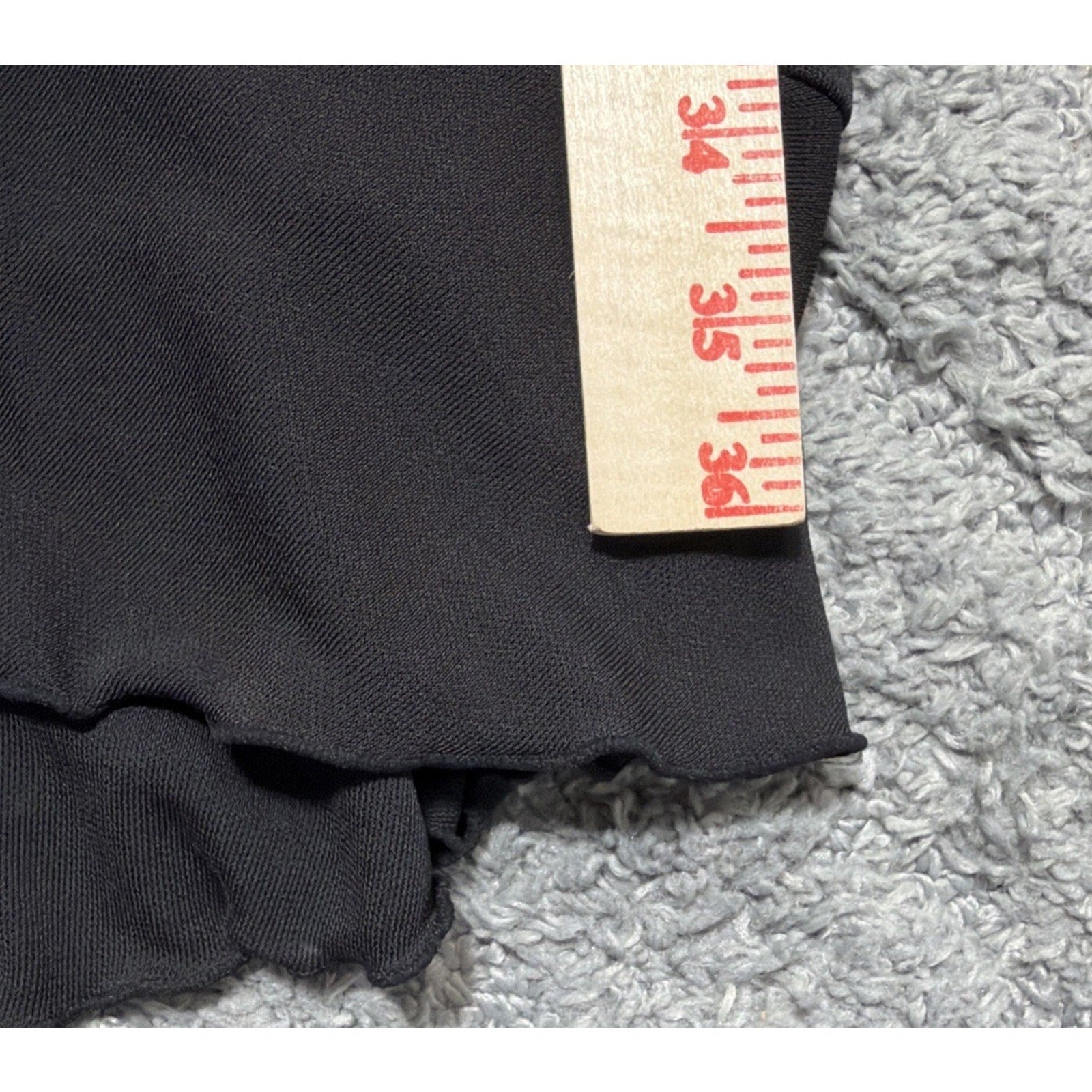 Vintage Ann Taylor Loft Womens 0P Slinky Dress Sleeveless Tier Hem Solid Black