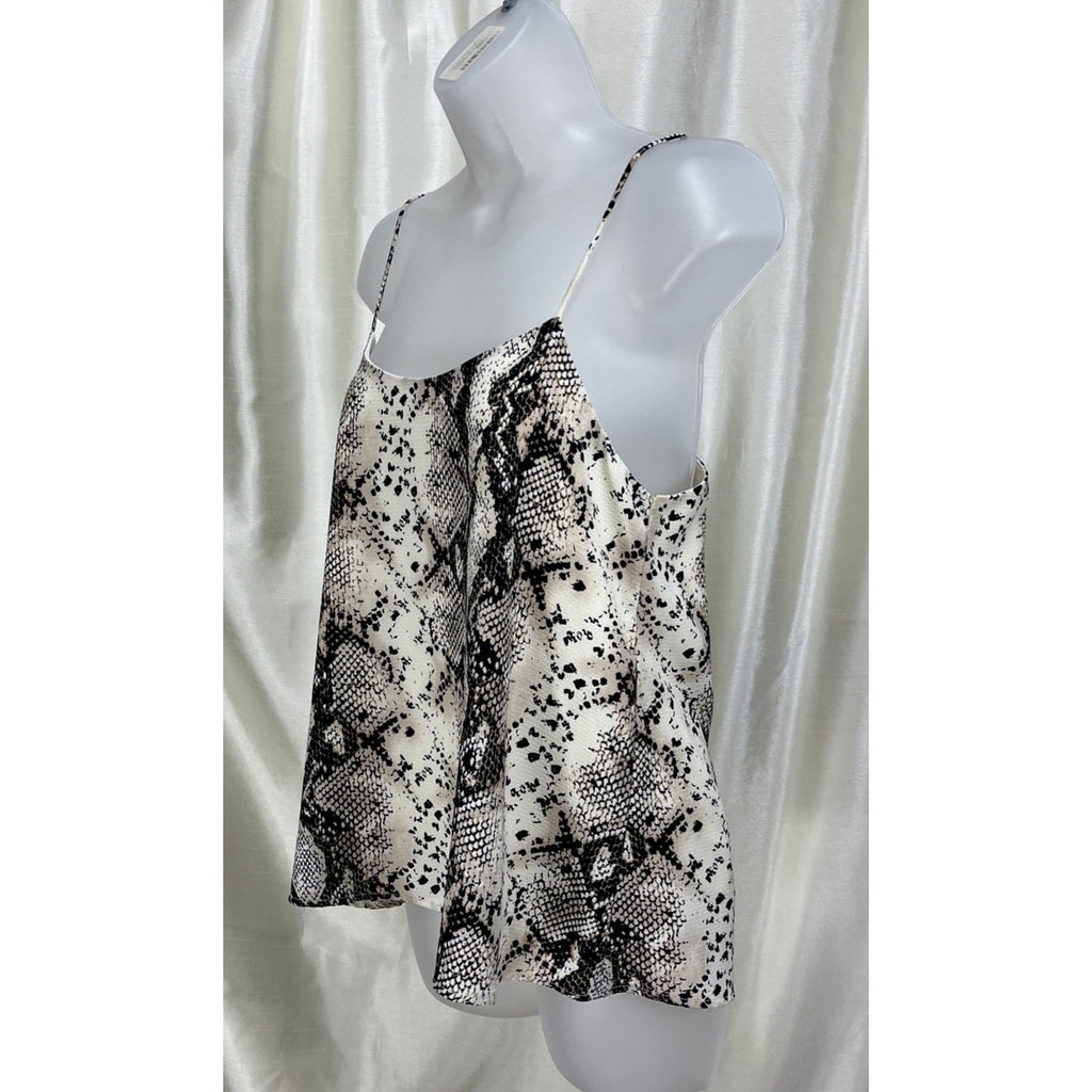Altar'd State Women's S Spaghetti Strap Scoop Neck Snakeskin Cami Tank Top EUC