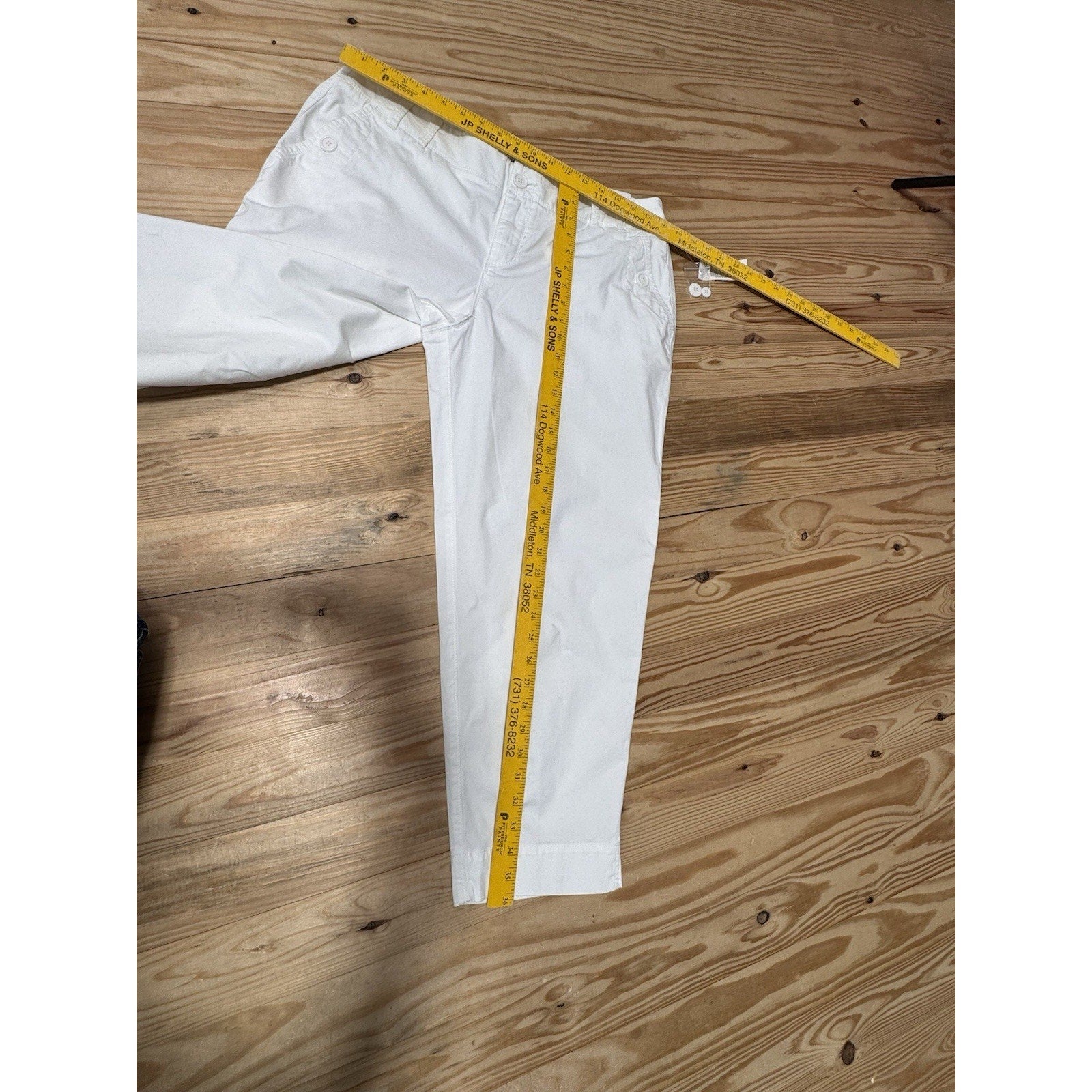 Fashion Bug Weekend Casual White Pants Women’s Size 16 Average NWT