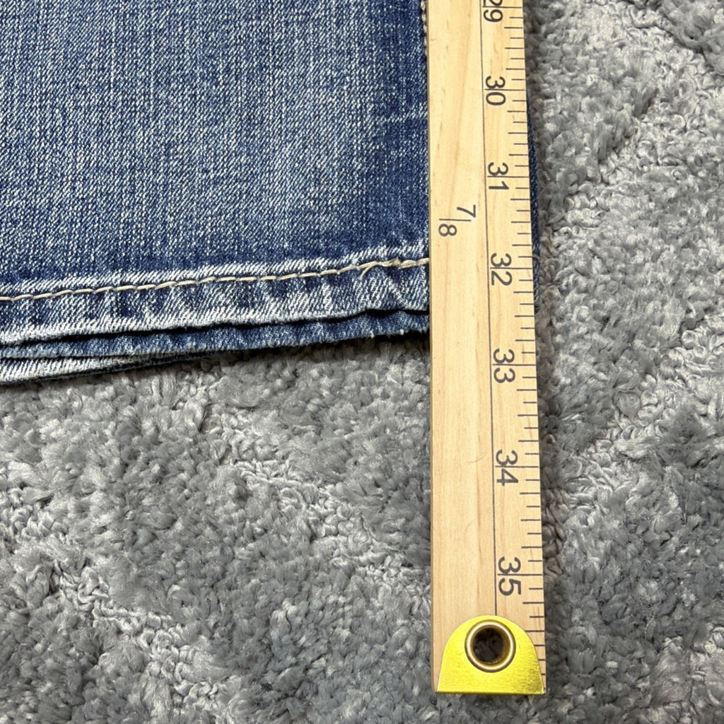 Axe and Crown Jeans Mens 38x32 Mid Rise Bootcut Thick Stitch Western Denim
