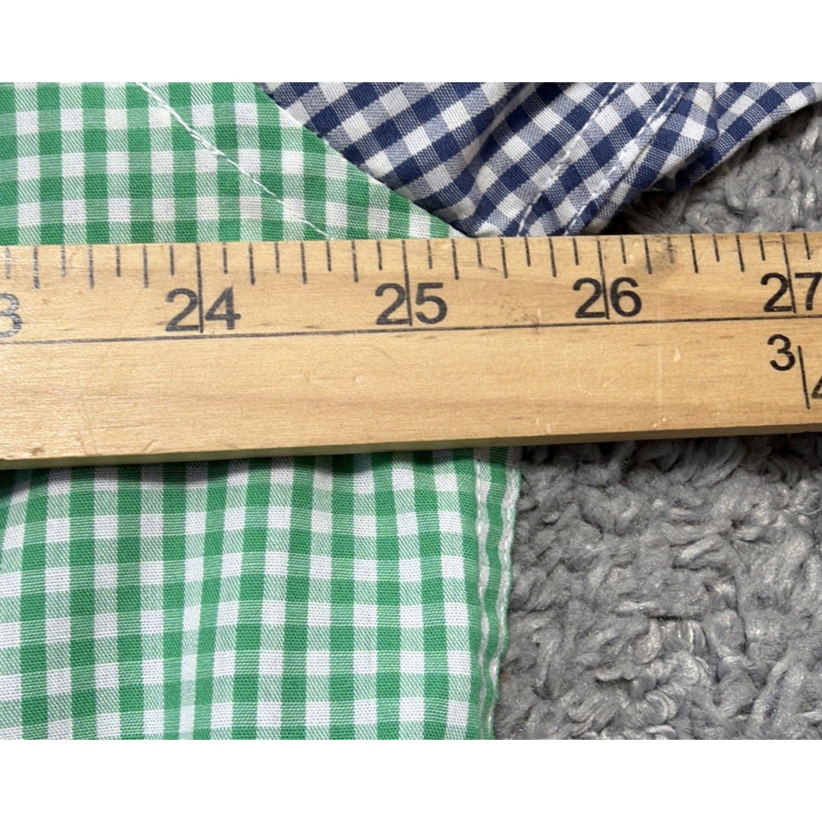 Vintage Irvine Park Gingham Plaid Color Block Button Down Shirt Y2K XL