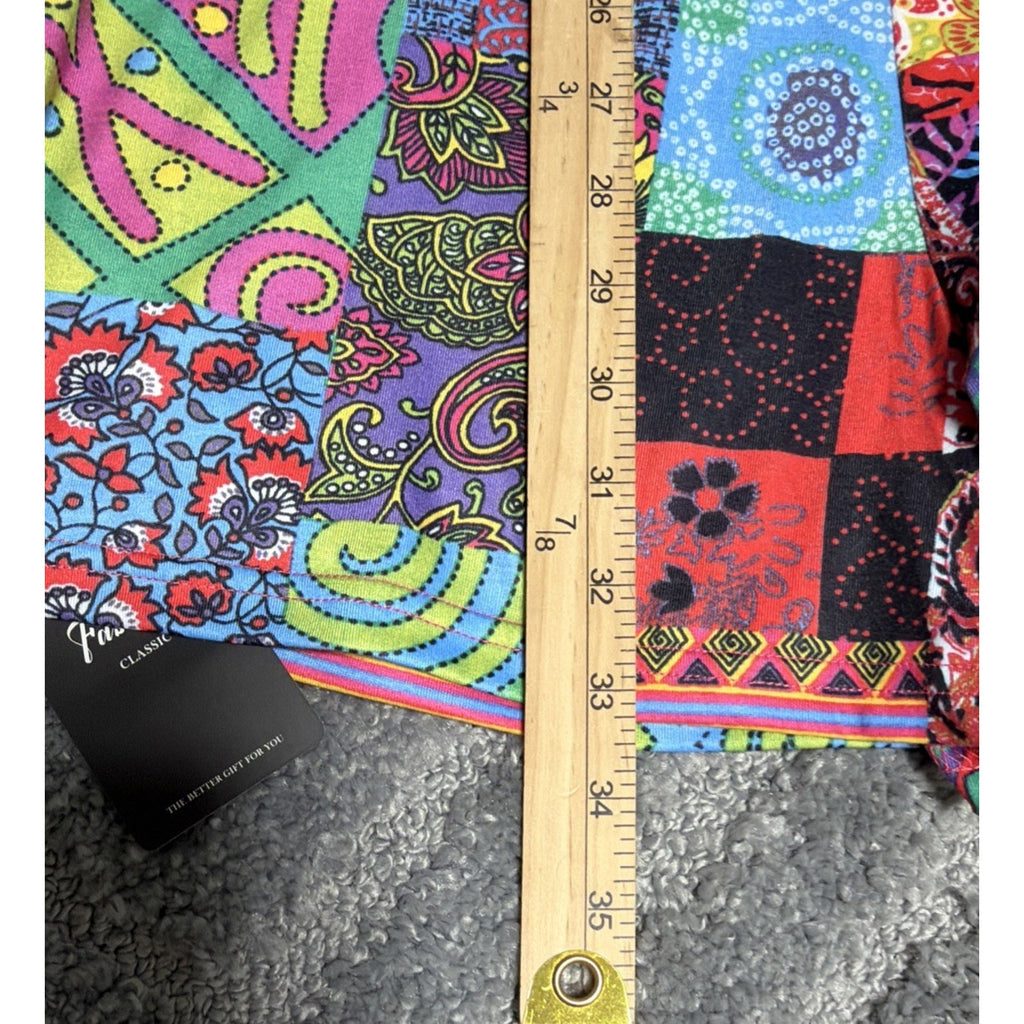 Womens Rapbin Sleeveless Romper Loose Fit Jumpsuit with Pockets Stretchy Artsy M