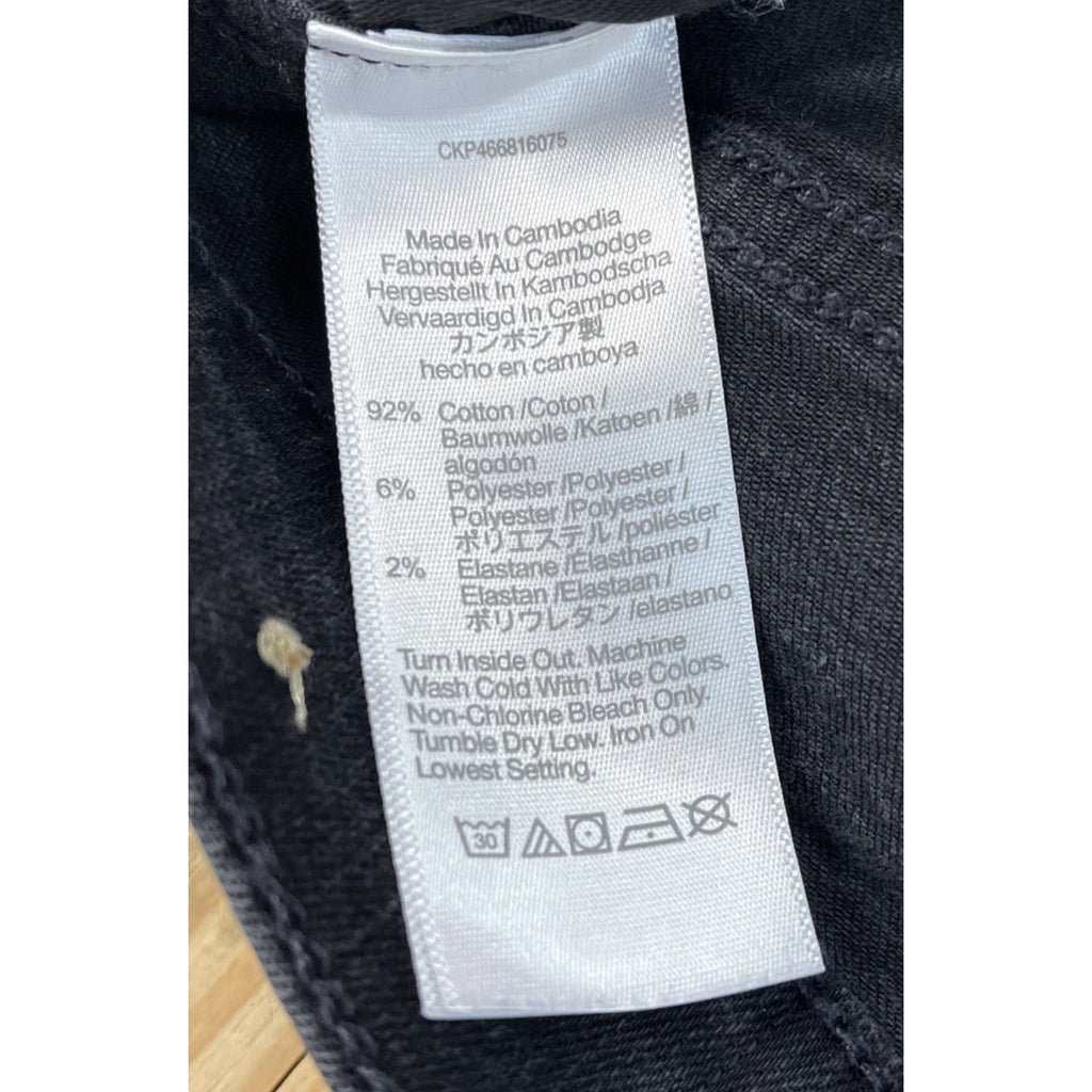 Madewell Women’s High Rise Skinny Skinny Faded Black Jeans Size 28