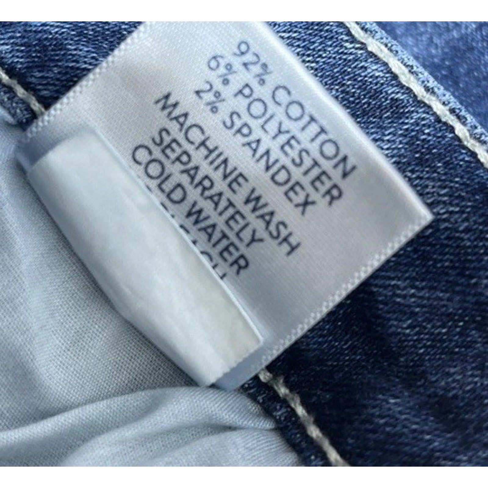 Daytrip Virgo Bootcut Jeans Womens 32 L Thick Stitch Flap Pocket Blue Denim