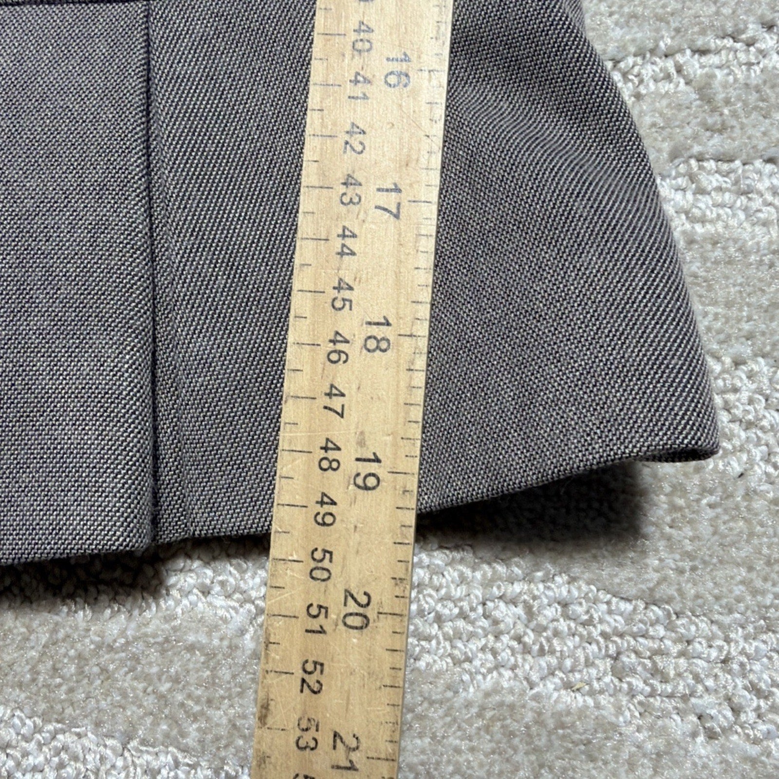 Isabella DeMarco Sz 2 Grey Peplum Skirt Jacket Suit 2pc Set