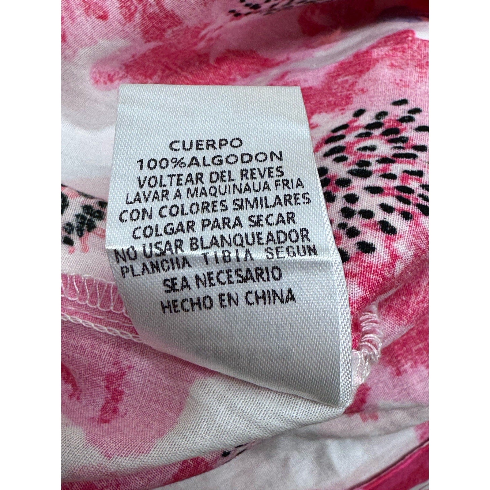 TCEC Pink Floral 100% Cotton Active Athletic Shorts Size Medium Pockets