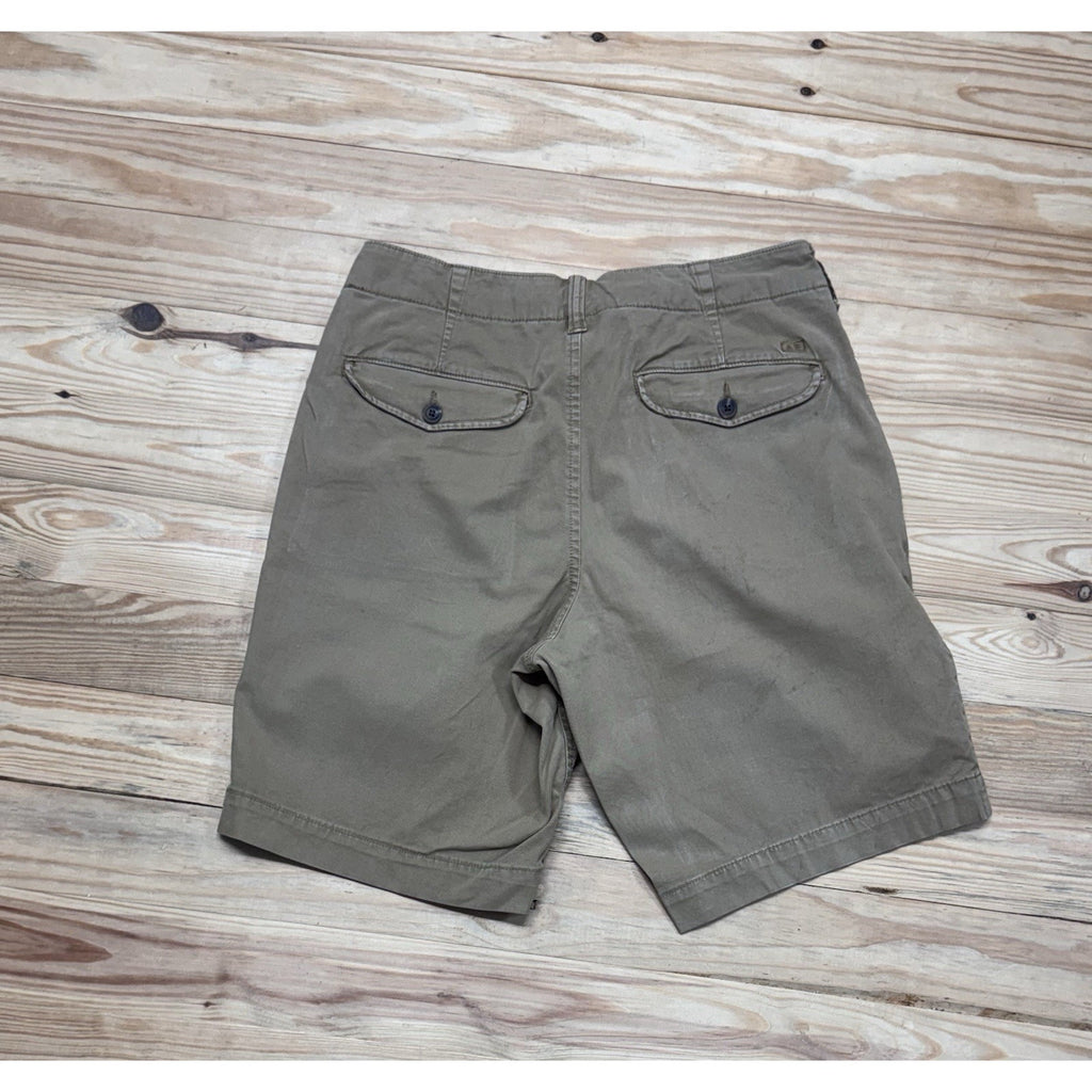 AE AMERICAN EAGLE CLASSIC Khaki CASUAL COTTON Stretch SHORTS MENS SIZE 31 x 10