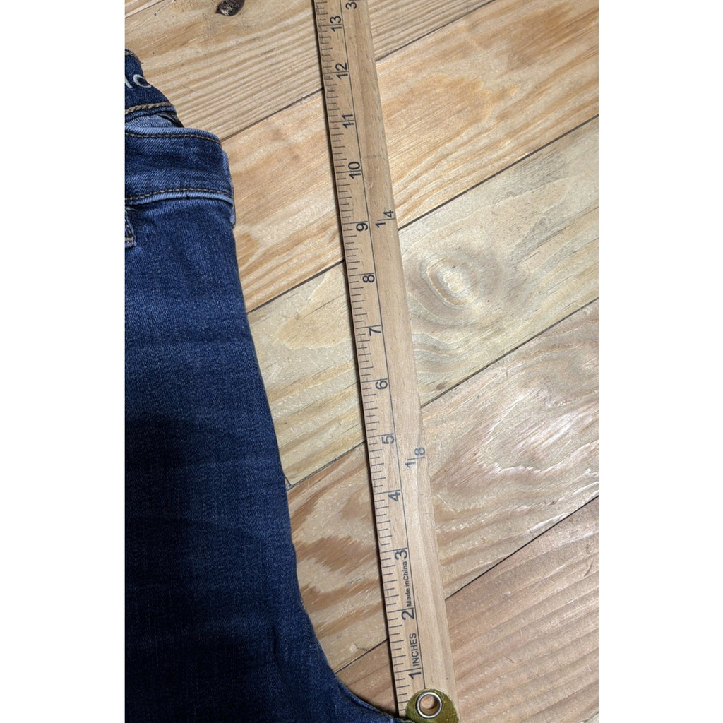 American Eagle Jeans Womens 10 Blue Super Hi-Rise Flare Stretch Denim 29x30