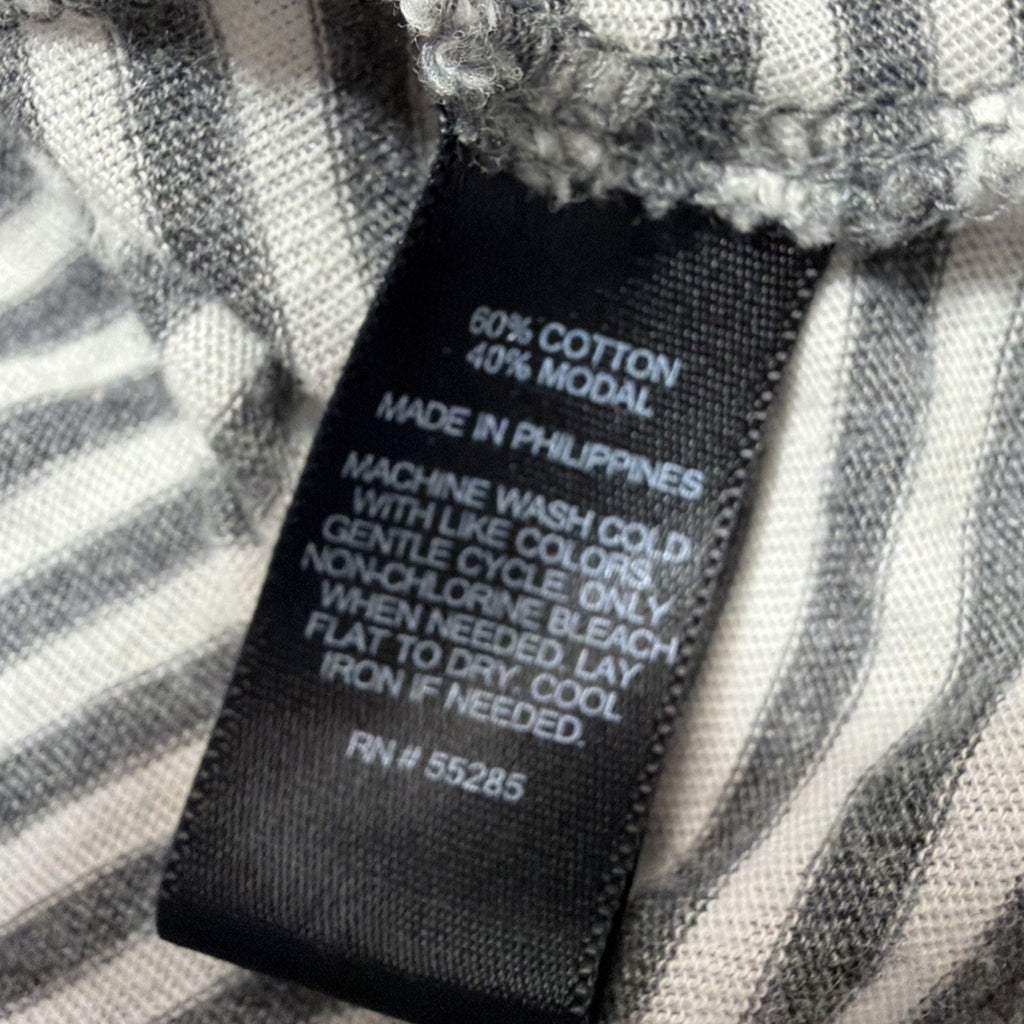 Express Women's Striped Flutter Sleeve Oversized Blouse Top Tunic Size Small