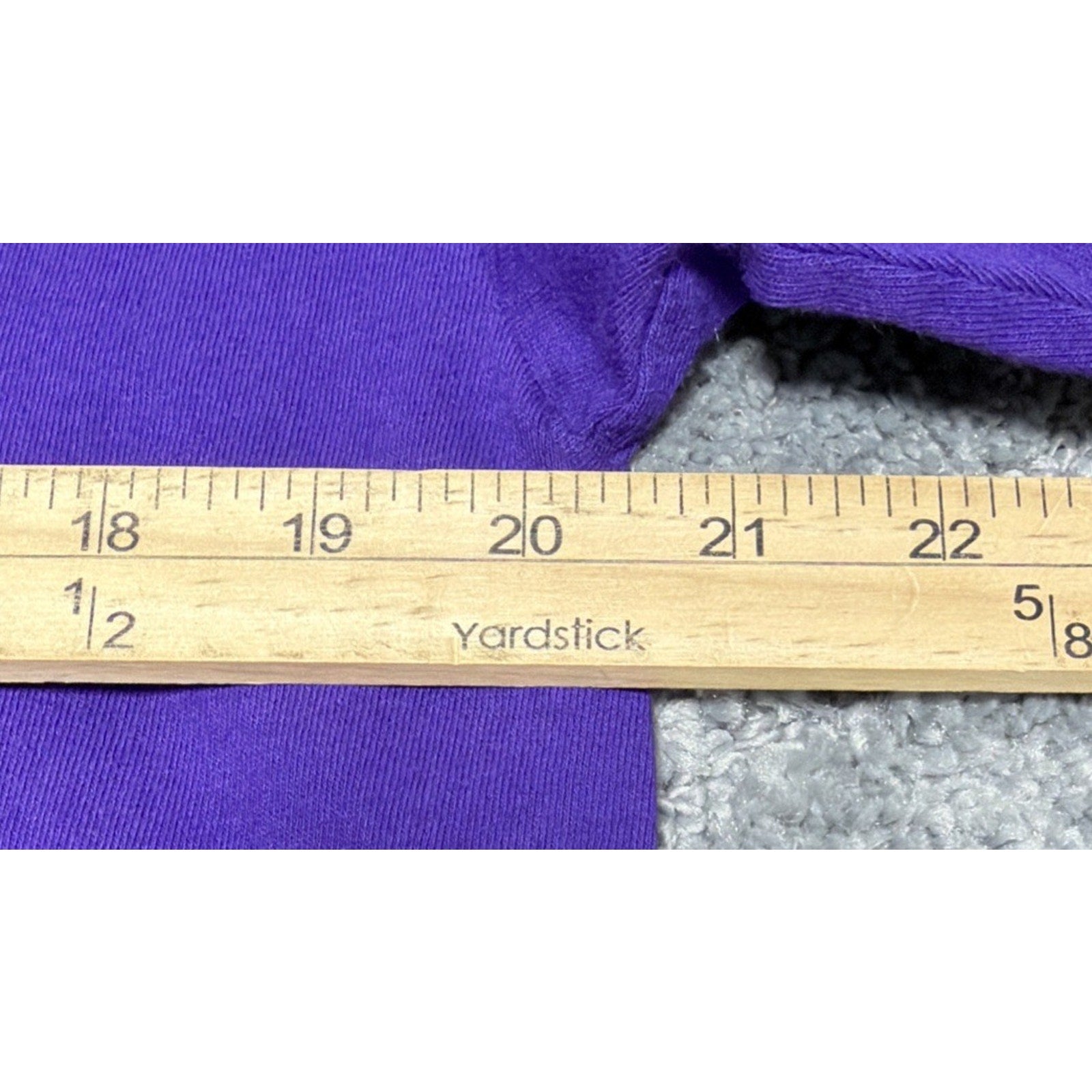 Majestic NFL Minnesota 2018 Super Bowl LII Tshirt Short Sleeve Purple Large