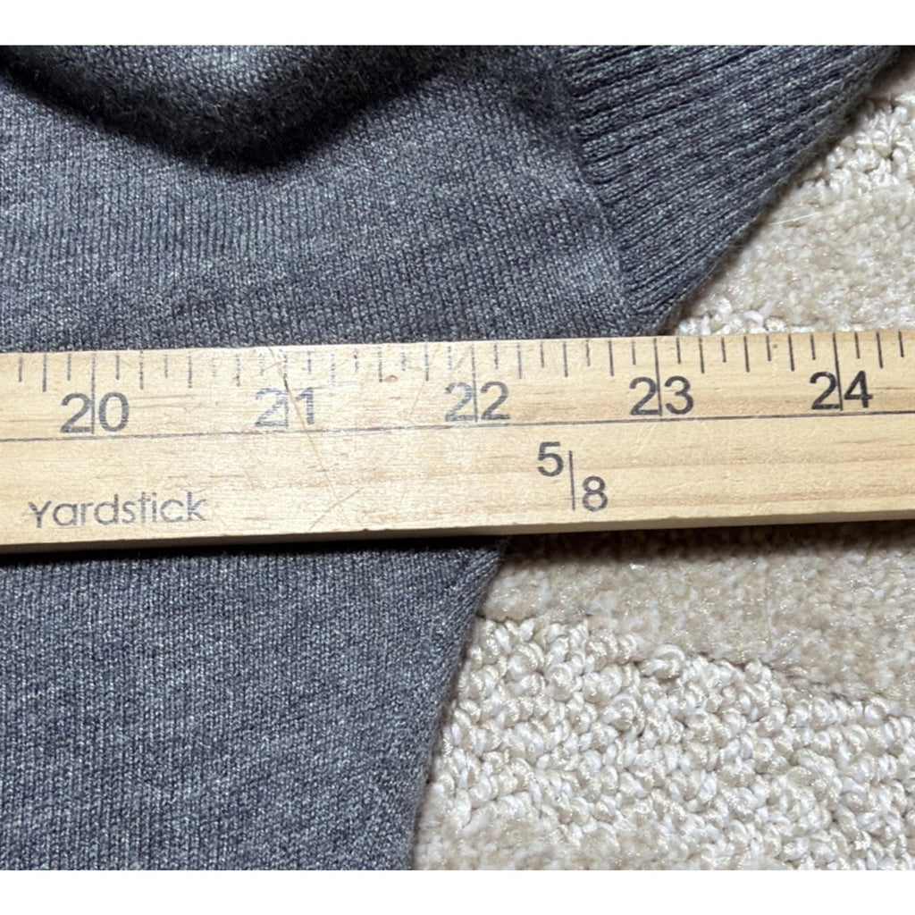 Caslon 3-in-1 Side Slit Convertible Cowl Neck Tunic Size M Dark Heather Grey NEW