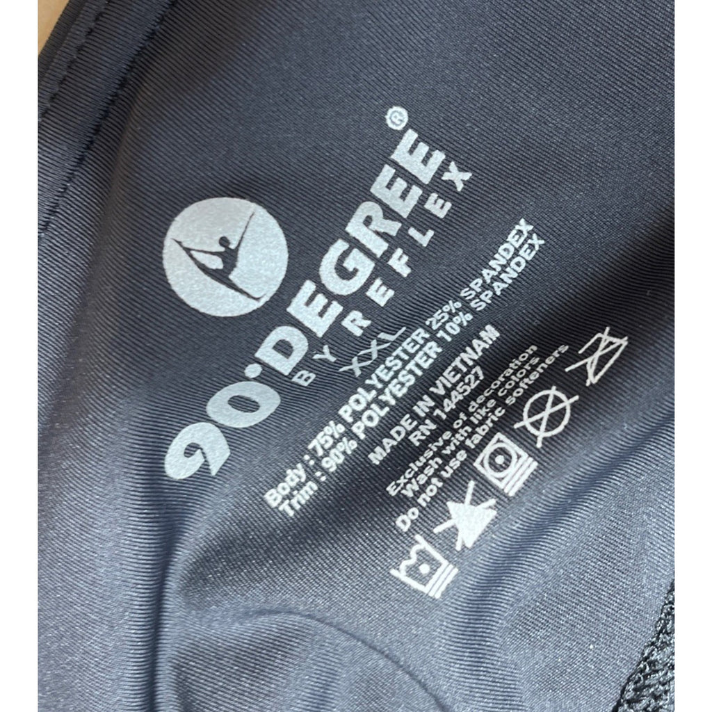 NWT 90 Degree by Reflex - Women’s High Waist Leggings, Black 25” Pocket XXL