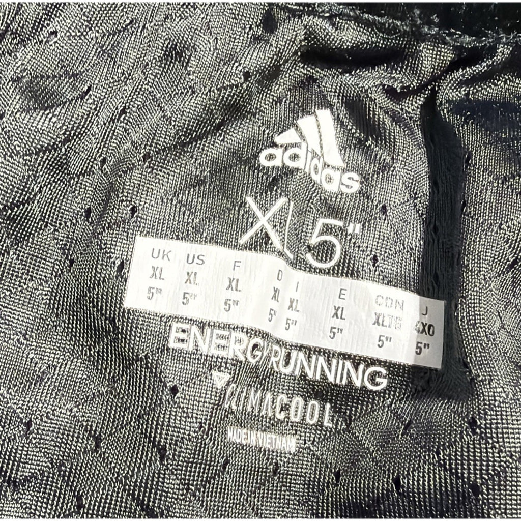 Mens Adidas Energy Running Shorts Black Climacool Size XL 5” Lined
