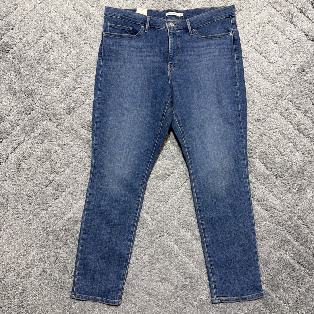 New Levi’s 311 Shaping Skinny Women's Medium Stretch Jeans - Lapis Gallop 33x28