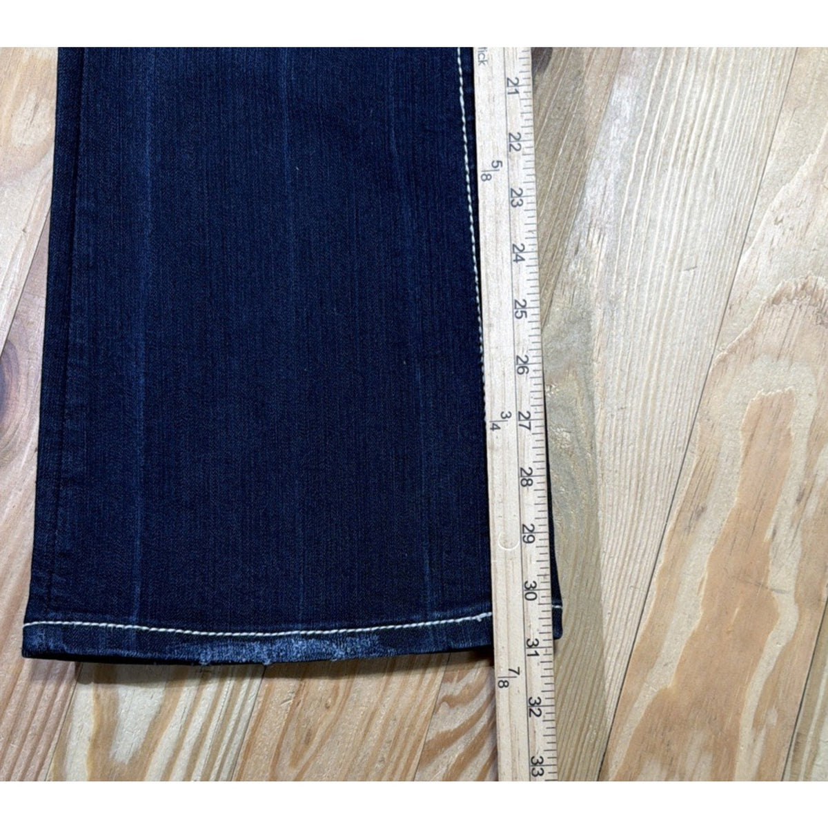 Miss Me Women's Thick Stitch Sequin Easy Boot Cut Jeans JE8035ER NWOT Size 29