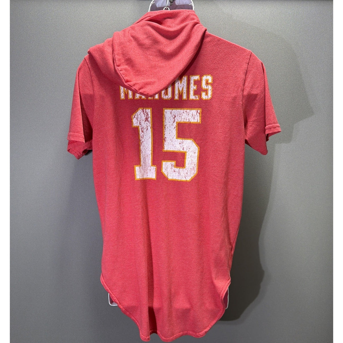 Kansas City Chiefs Mahomes #15 Pro Line Hoodie Shirt Mens L Red Super Bowl LIV