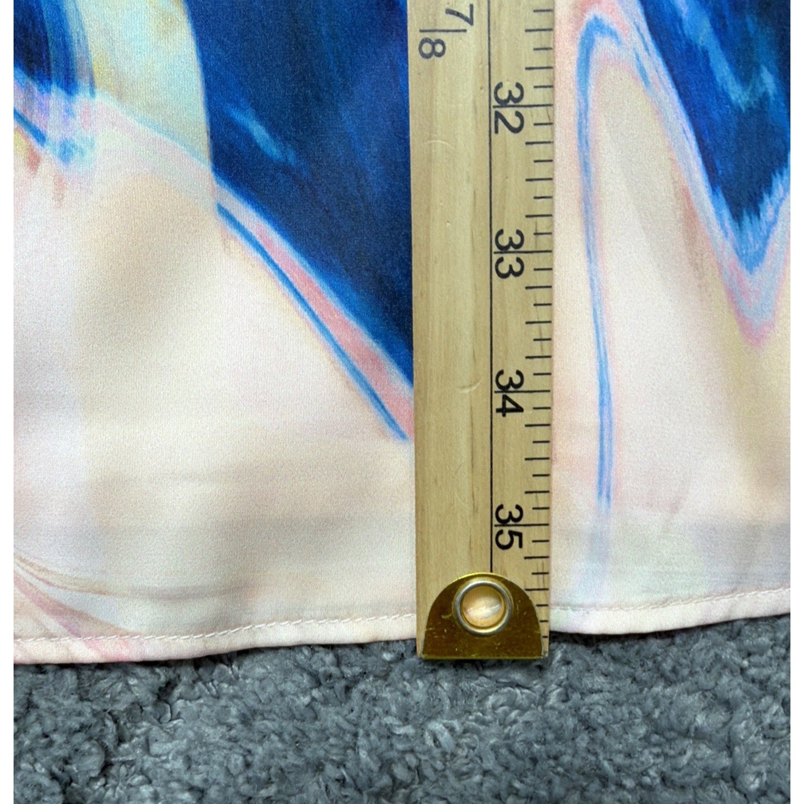 Greylin Angelique Watercolor Flowy Flare Slip Dress Size Large New With tags