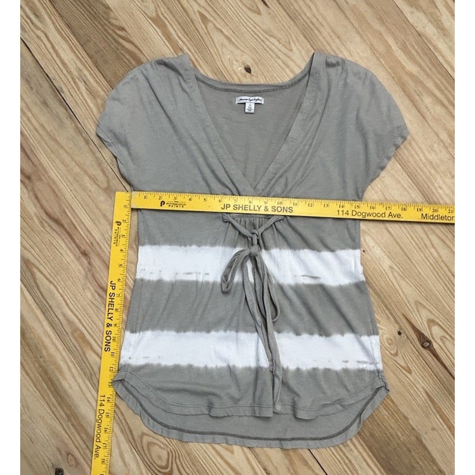 American Eagle Soft & Sexy Top Sz S/P Tie-dye Blouse Shirt short sleeve.