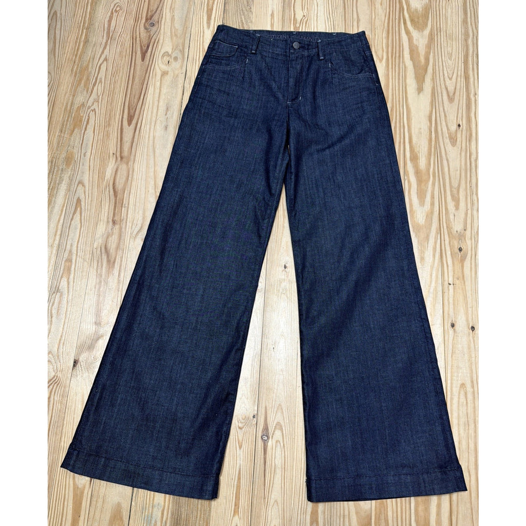 Citizens of Humanity Blue Denim High Rise Wide-Leg Flare Jeans Women's Sz 30x33