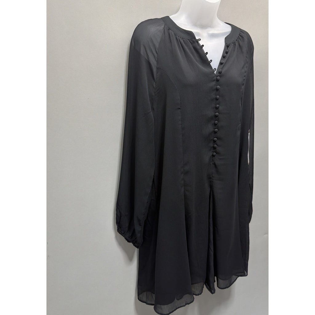 Joie Limited Edition Women's Balloon Sleeve Dress Caviar, Size: XL NWT