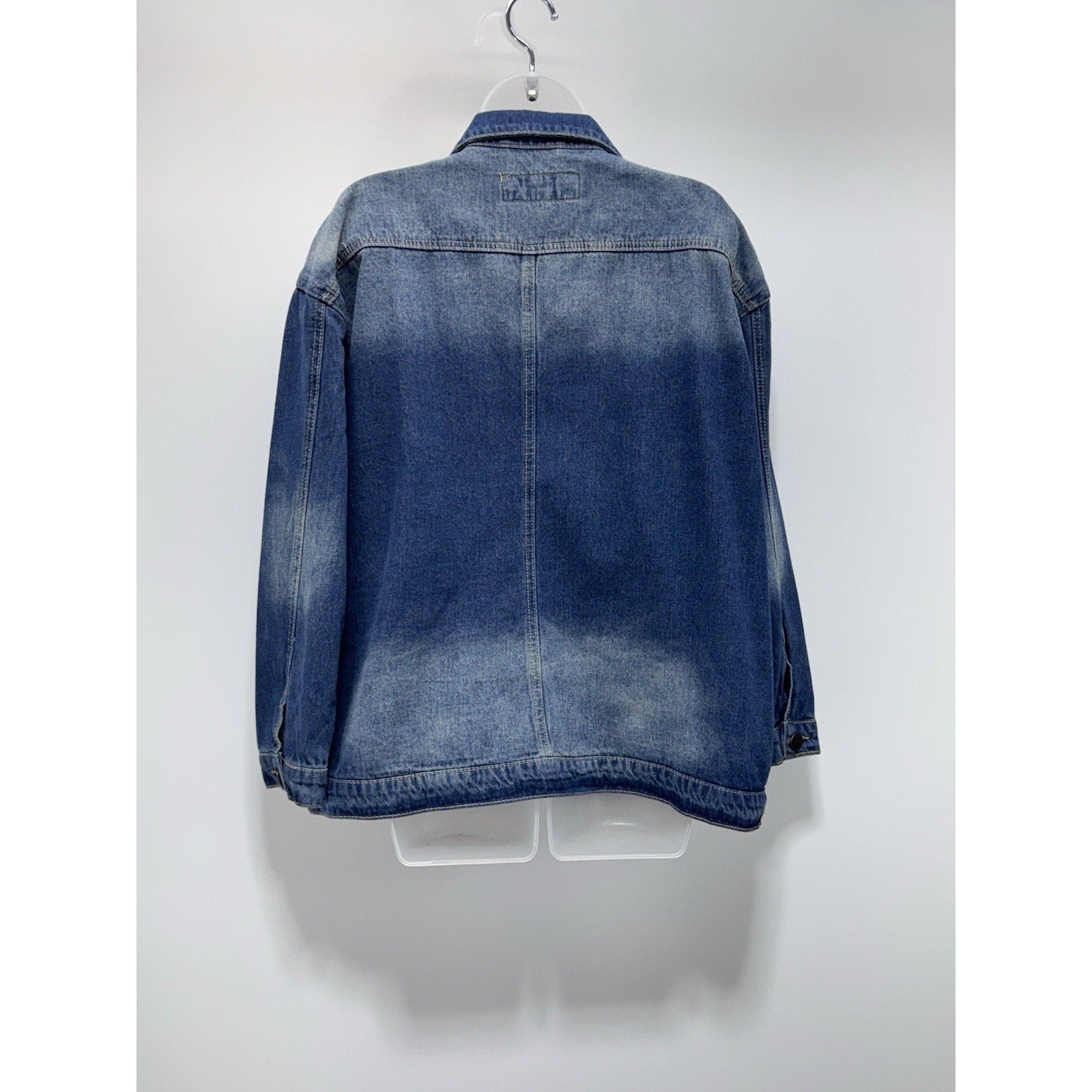 Suzanne Betro Blue Jean Denim Light Wash Jacket Women’s Size Large NWT