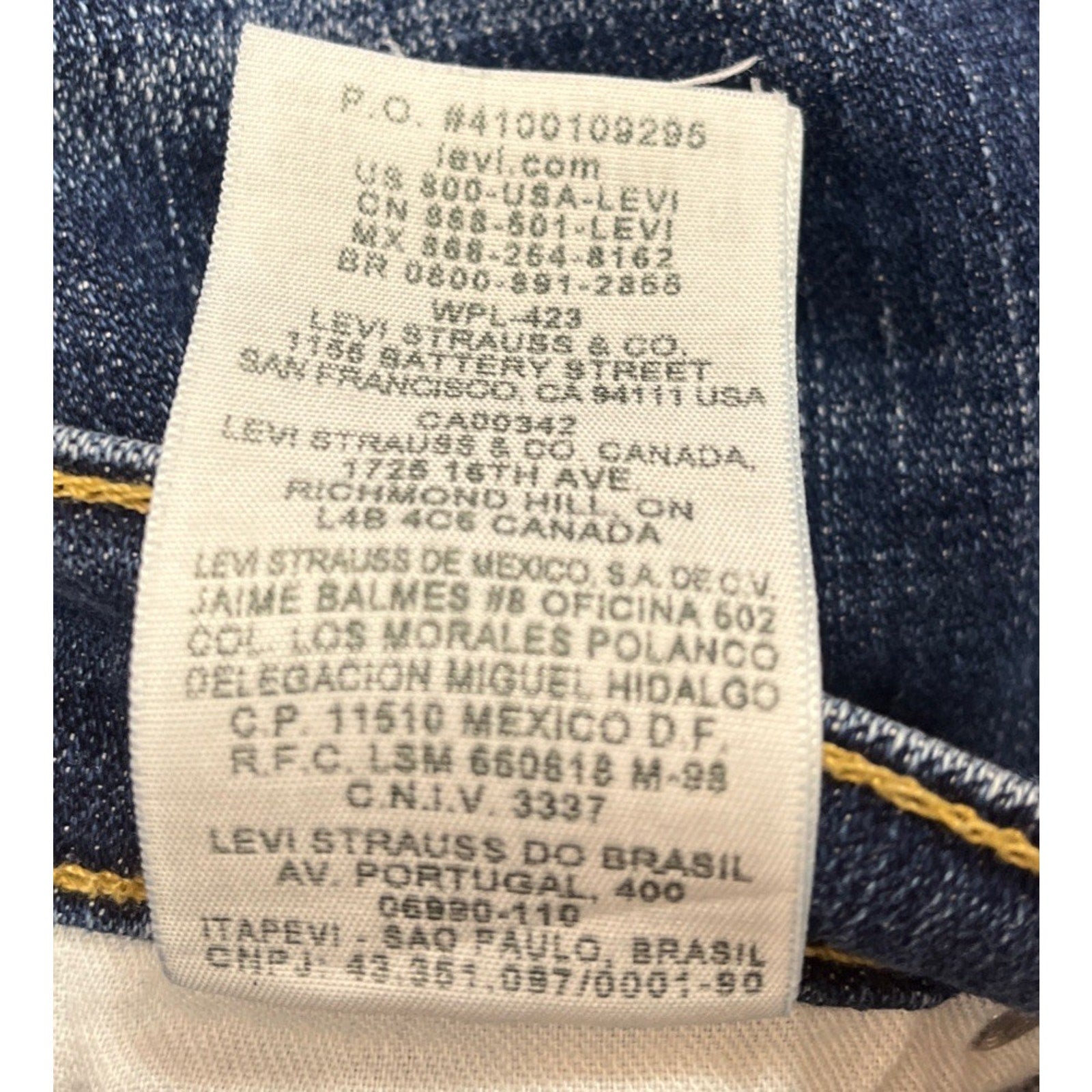 Y2K Levis 515 Jeans Sz 16 Boot Cut Blue Denim Cotton Women