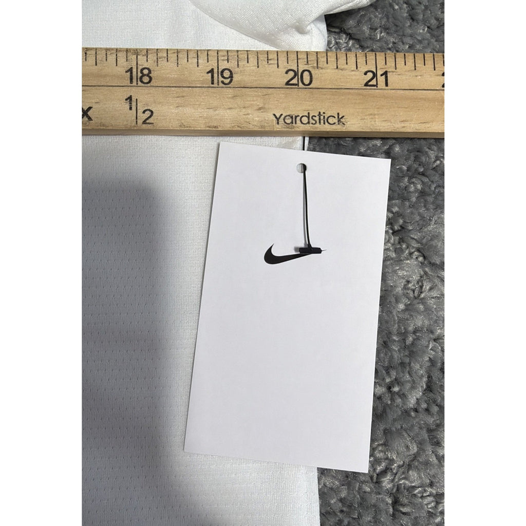 Nike Golf Polo Shirt Womens L White Dri-Fit Bud Light Golf New With Tags