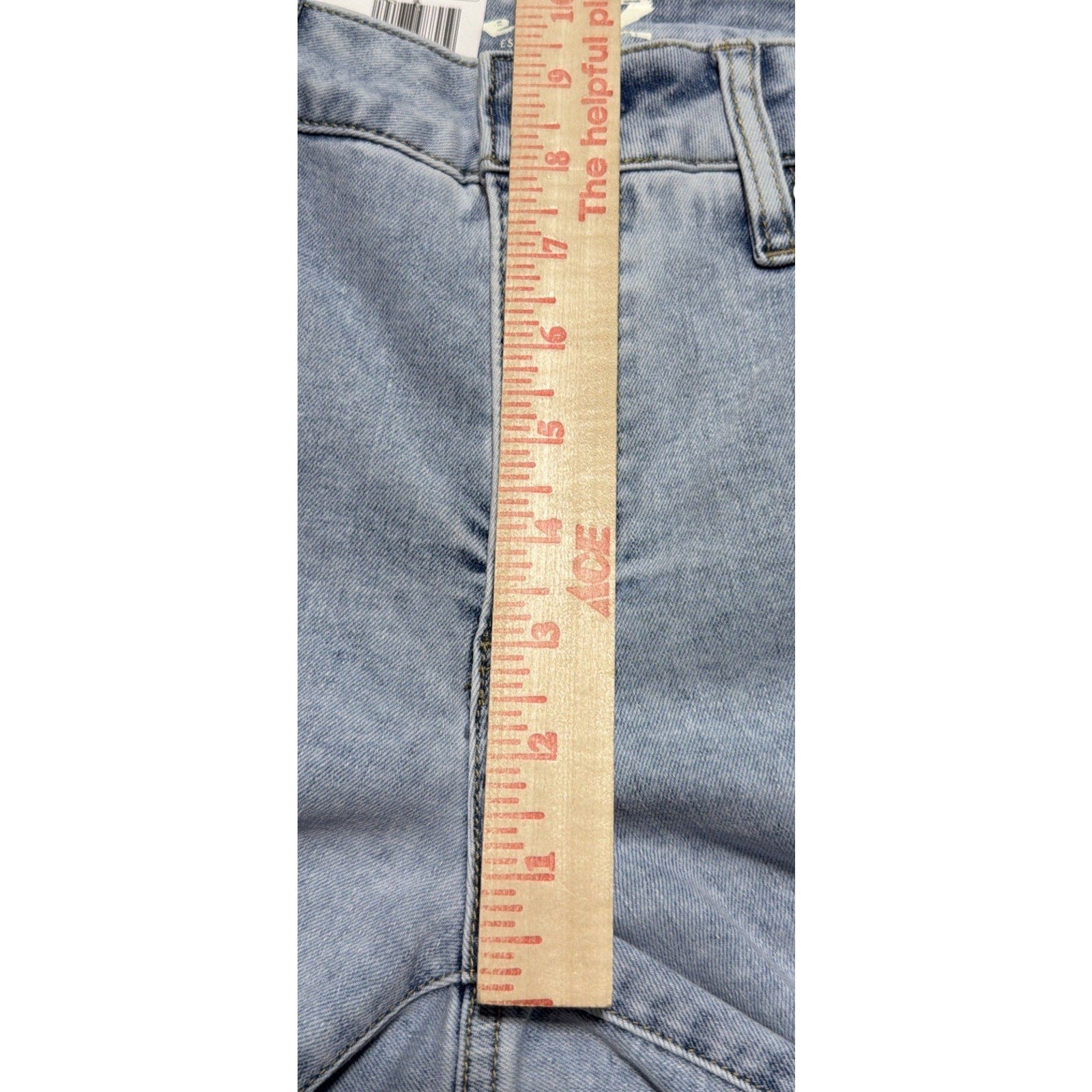 NWT Seven7 Jeans Relaxed Bermuda Shorts Mid Rise Cuffed Hem Size 6