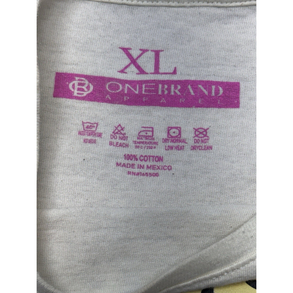 OneBrand Desert Dreamland Women’s Crop Top X-Large Short Sleeve Ivory T-Shirt