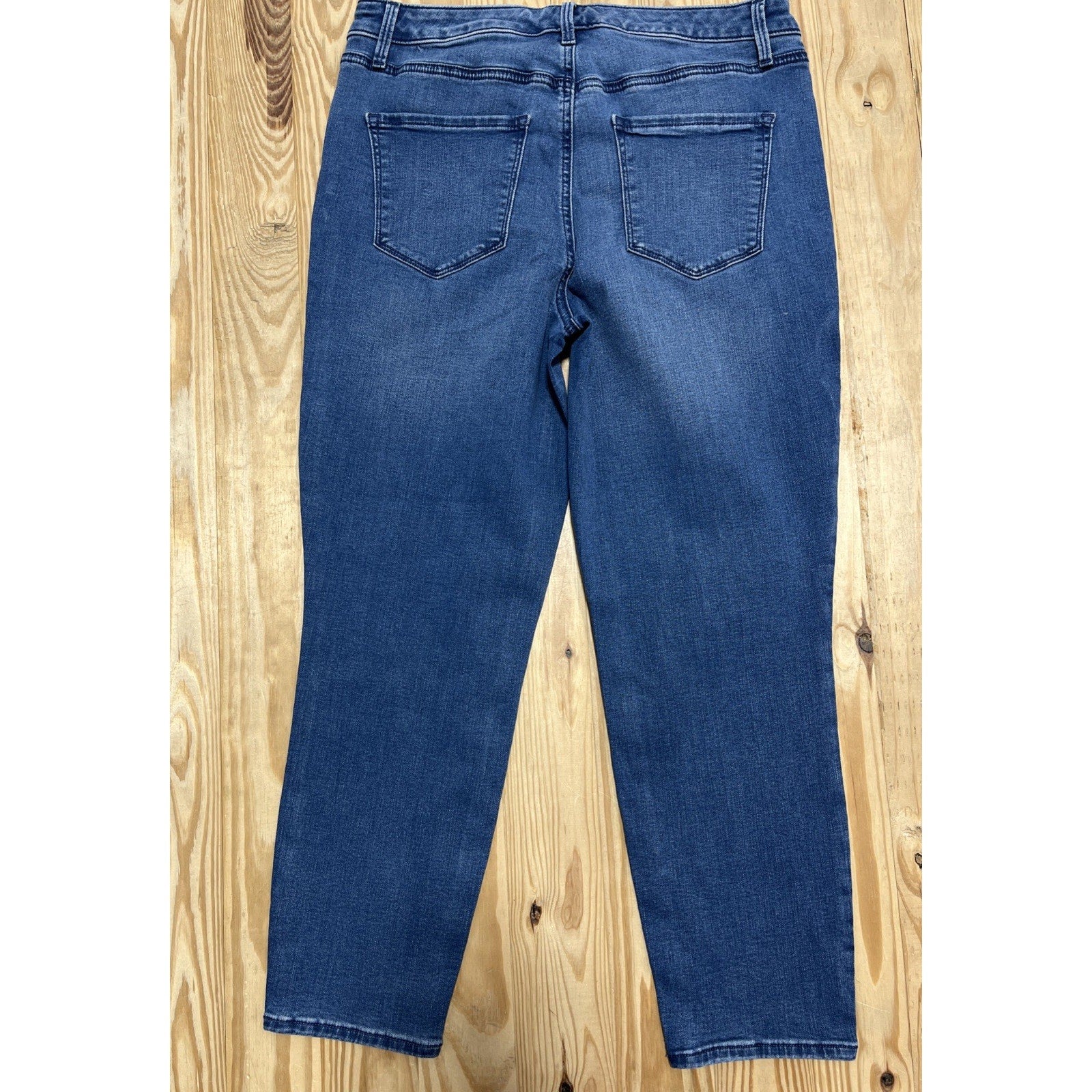 Talbots Flawless Womens 10 High Waist Jegging Jeans Crop Zip Fly