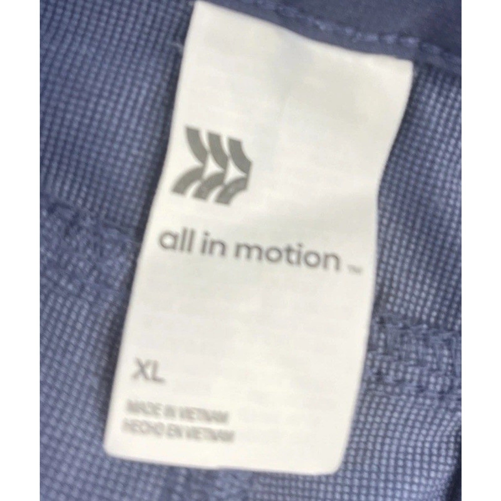 All In Motion Boys Size XL Solid Blue Golf Shorts