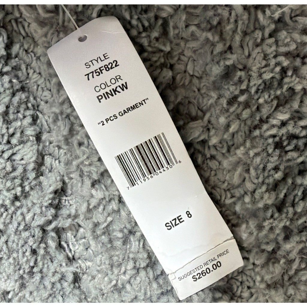NWT JOHN MEYER TEXTURED LINED GRAY BLAZER JACKET SIZE 8 POCKETS