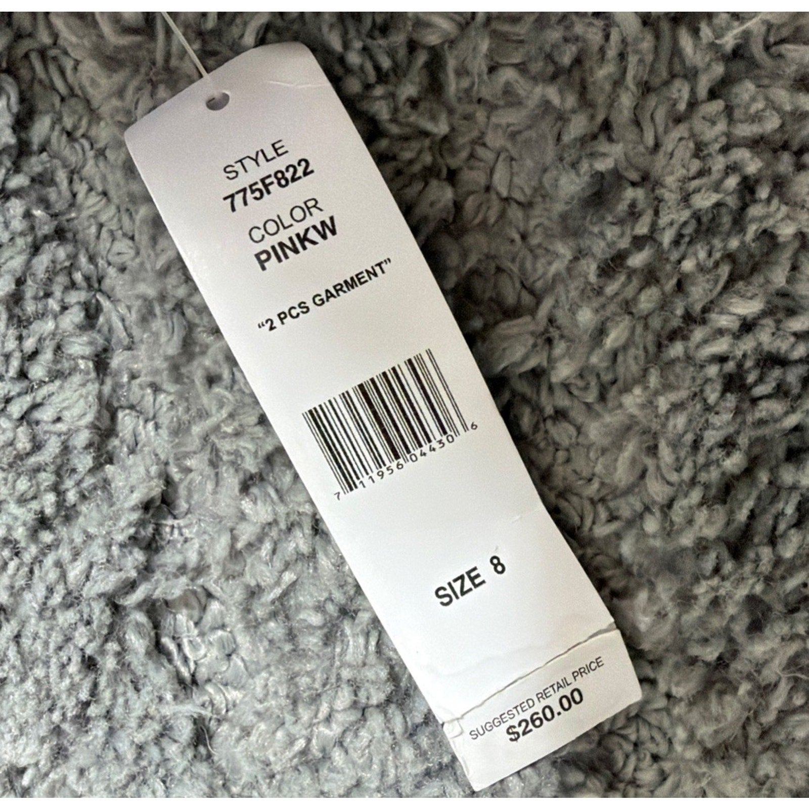 NWT JOHN MEYER TEXTURED LINED GRAY BLAZER JACKET SIZE 8 POCKETS
