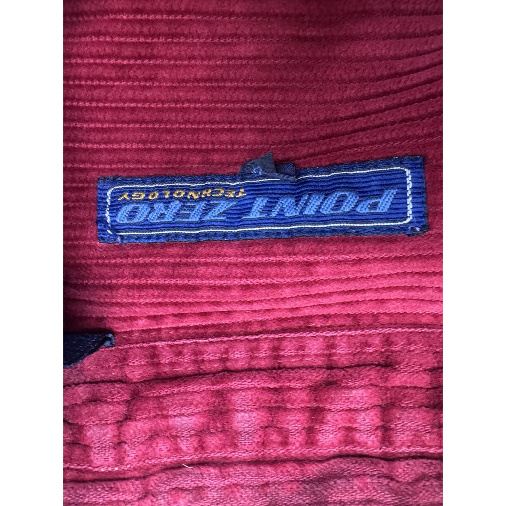 Point Zero Technology Men’s Large Red Corduroy Shirt Jacket