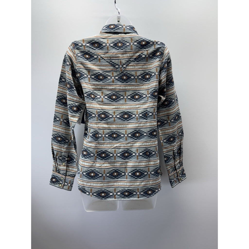 Ariat Real Creekside Pearl Snap Long Sleeve Shirt Women’s XS aztec western NWT