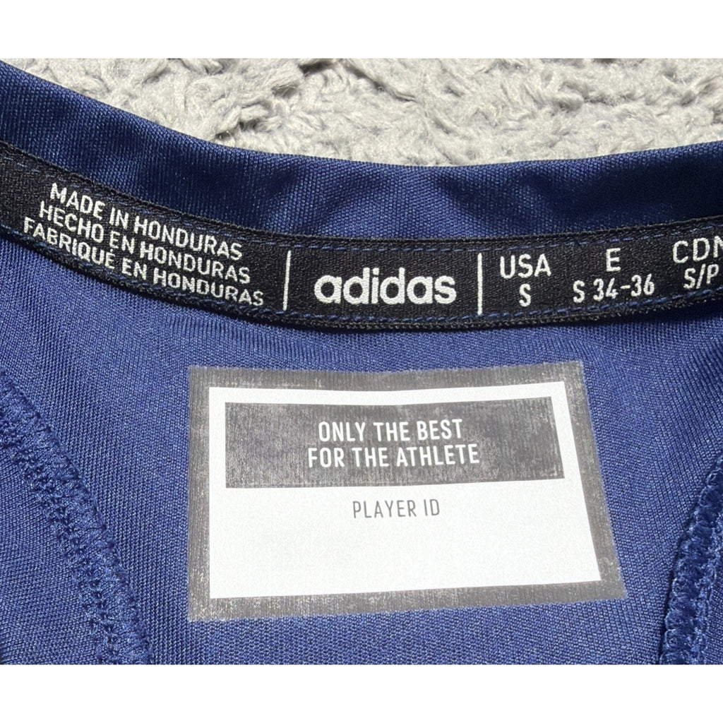 New Adidas Utility Singlet Womens Blue Running Racerback Tank Top Gym Athletic