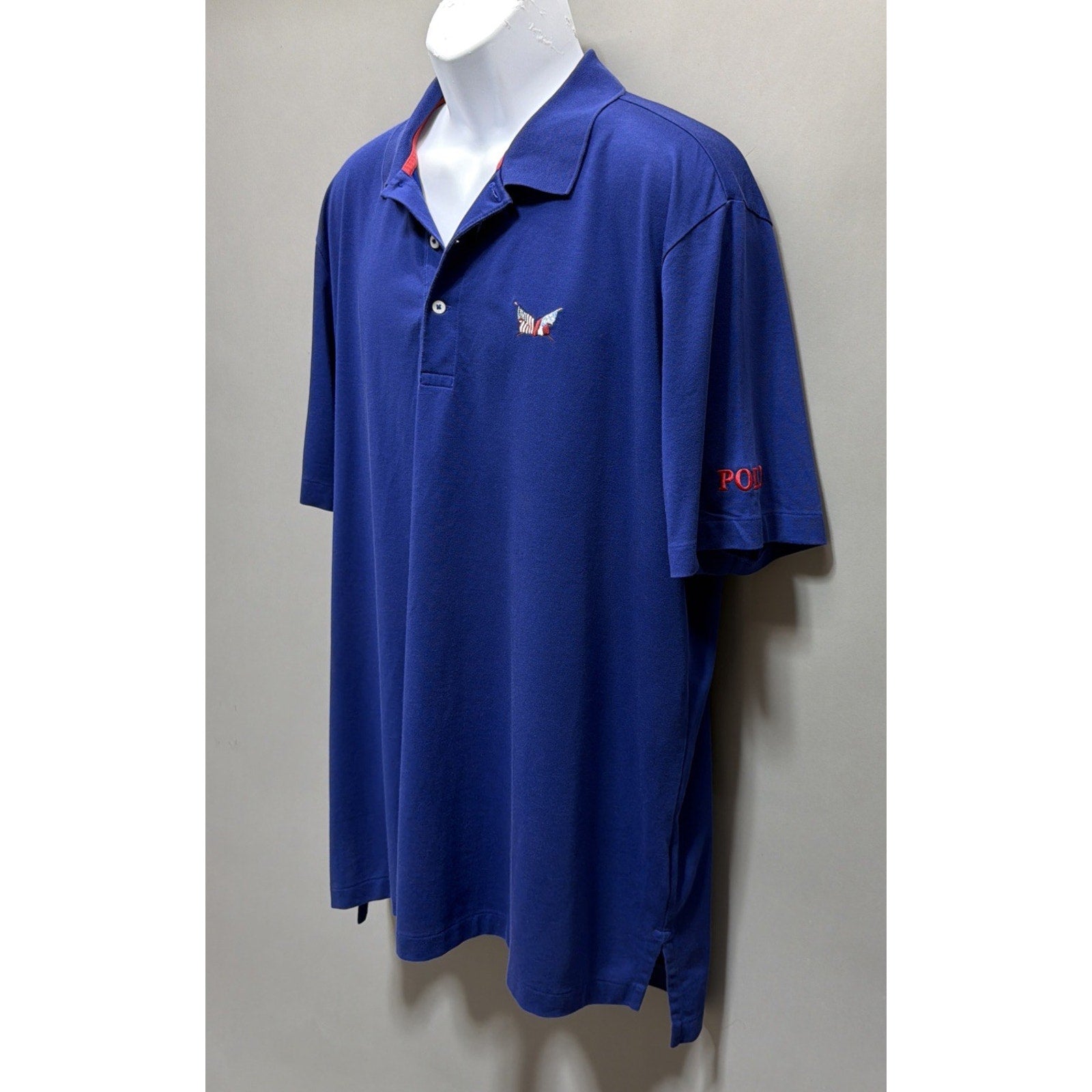Polo Ralph Lauren Golf Polo Short Sleeve Shirt Mens XL Blue