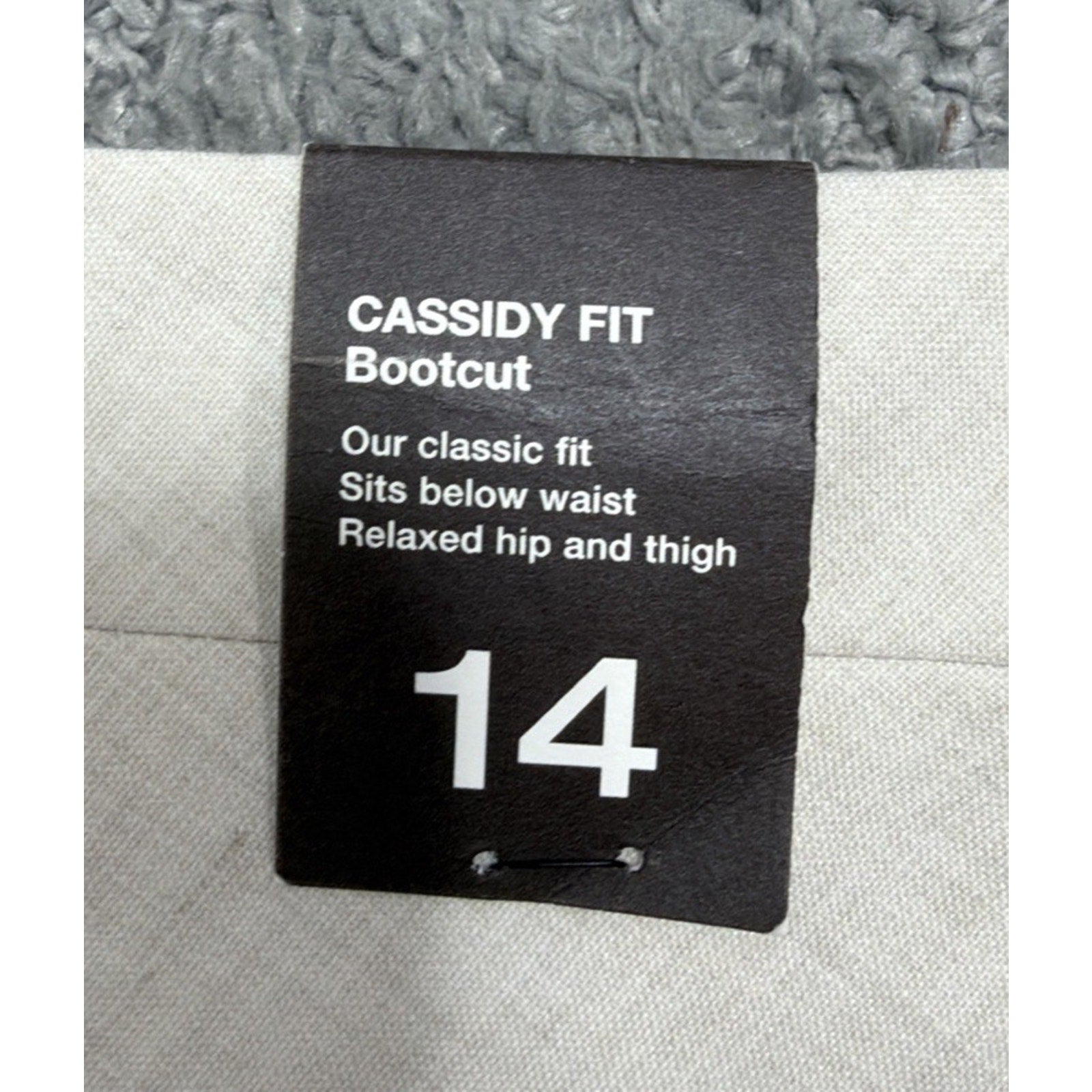 The Limited Cassidy Fit Dress Pants Women's Size 14 R Beige Bootcut Career NWT