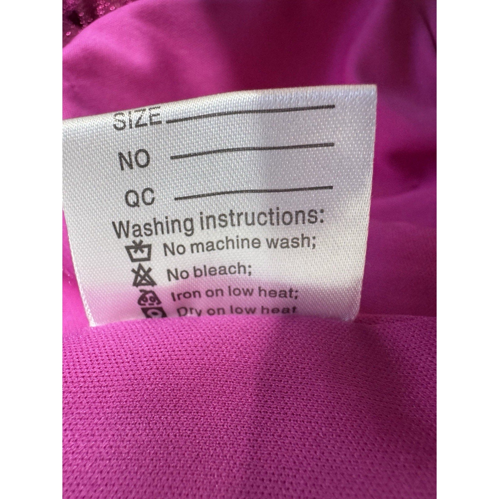 Women’s Hot Pink Glitter Formal Dress Mermaid Maxi Gown Slit Spaghetti Strap