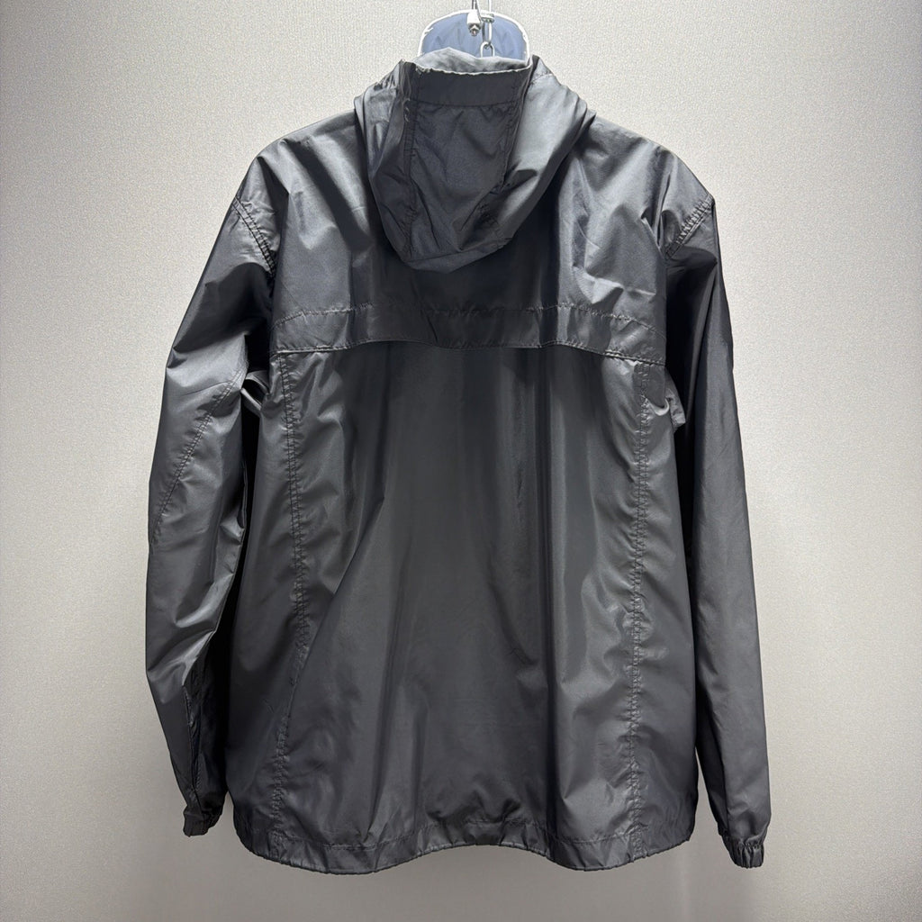 Columbia Titanium Waterproof Windbreaker Hooded PACKABLE Size Large Black