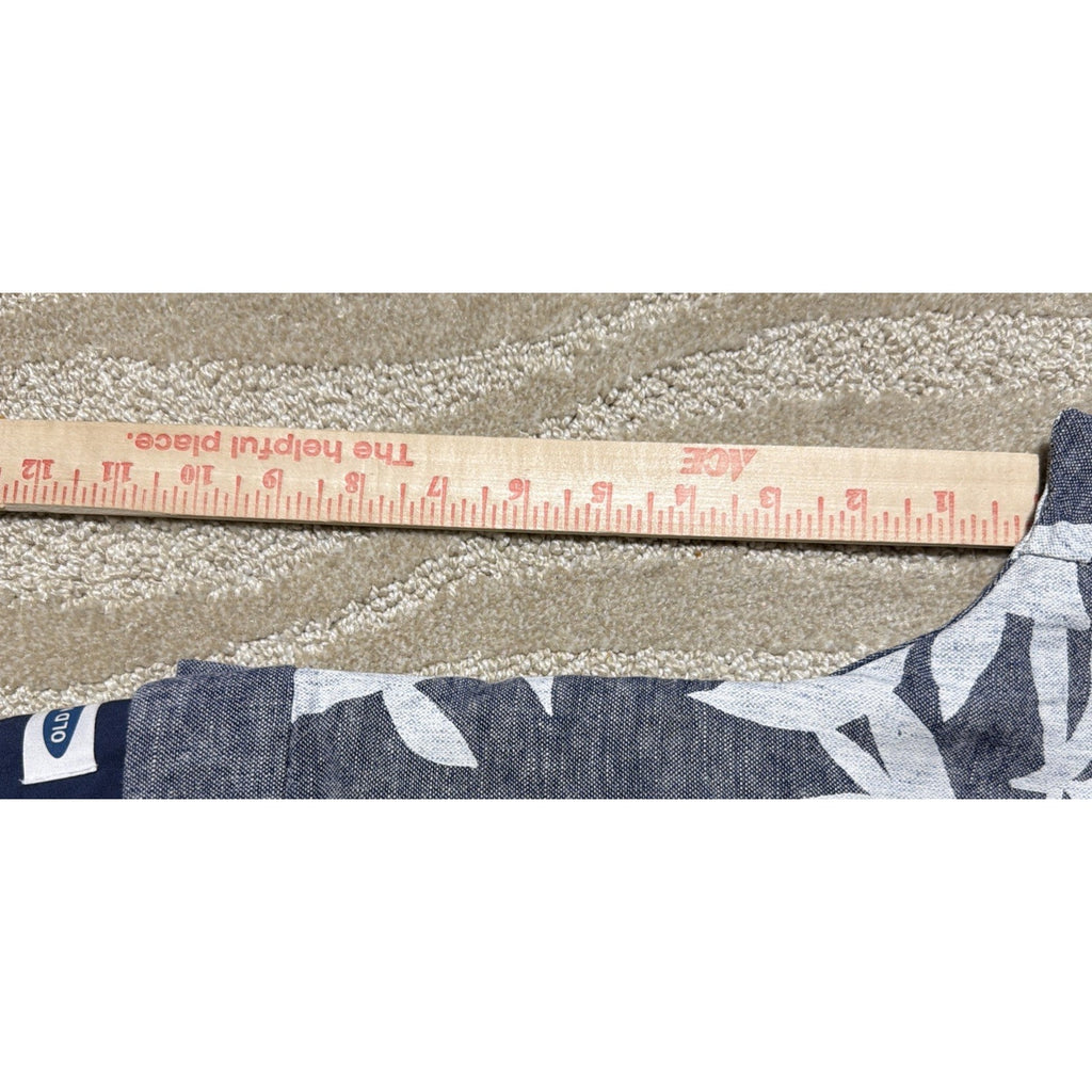 New Old Navy Women's Size 10 Navy Floral Linen Blend Everyday Shorts
